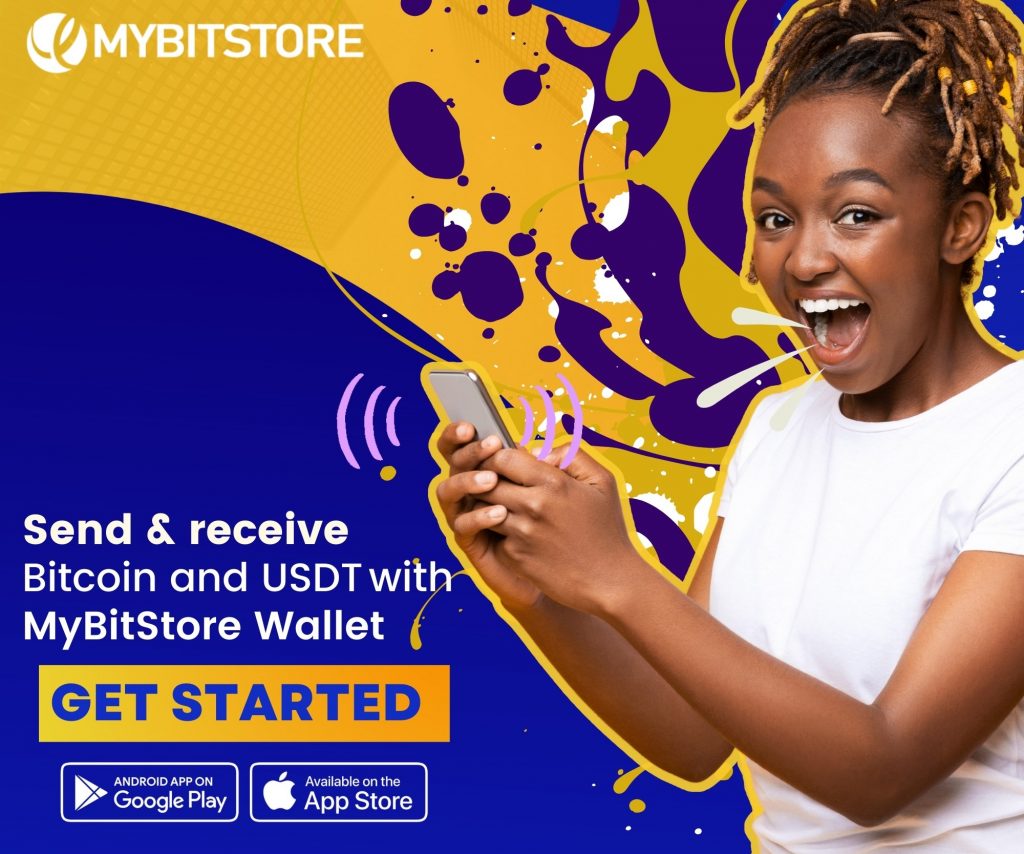 Send and Receive USDT and Bitcoin with Mybitstore wallet